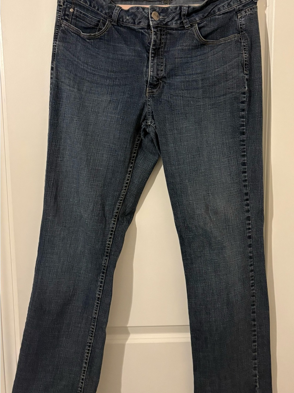 Riders by Lee Women's Dark Blue Straight-Leg Jeans